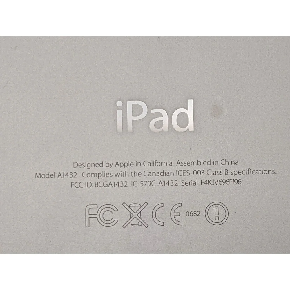 Apple iPad Mini 1 A1432 16GB Wi-Fi 7.9' Silver White 531LL/A Reset WORKING